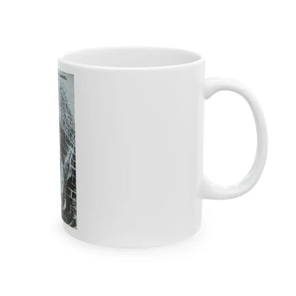 Buzz Saw, Bluebook Magazine, April 1955 - White Coffee Mug - Go Mug Yourself