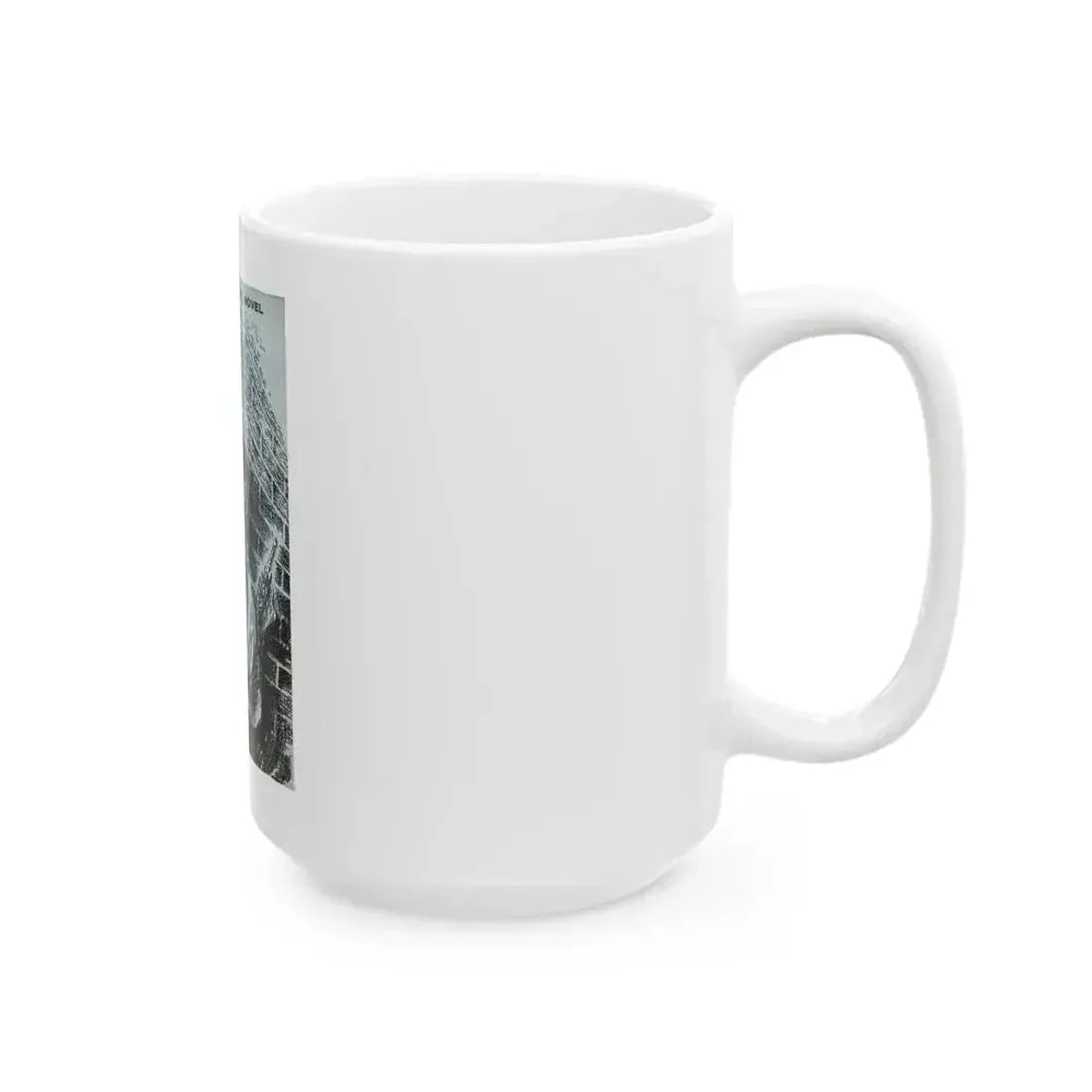 Buzz Saw, Bluebook Magazine, April 1955 - White Coffee Mug - Go Mug Yourself