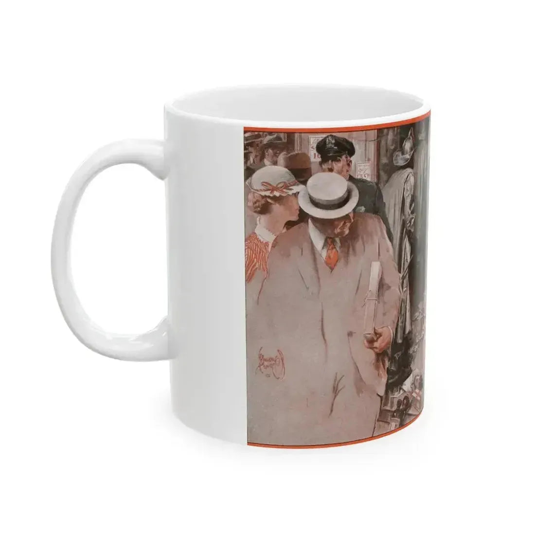 Buzz the Bullfrog (2), The American Magazine, January 1934 - White Coffee Mug - Go Mug Yourself