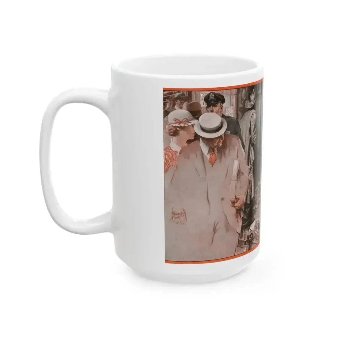Buzz the Bullfrog (2), The American Magazine, January 1934 - White Coffee Mug - Go Mug Yourself