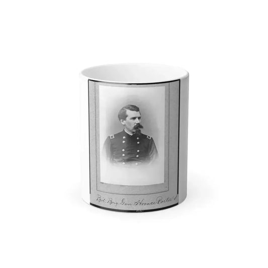 Bv't. Brig. Gen. Horace Porter, Half-Length Portrait, Facing Right (U.S. Civil War) Color Changing Coffee Mug 11oz Default Title 11oz - Go Mug Yourself