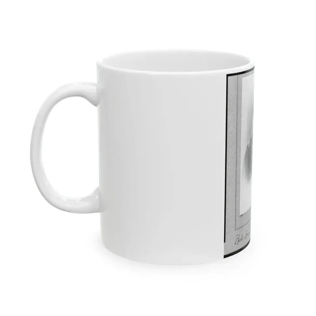 Bv't. Brig. Gen. Horace Porter, Half-Length Portrait, Facing Right (U.S. Civil War) White Coffee Mug - Go Mug Yourself