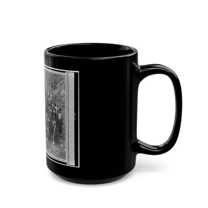 Bv't. Maj. Gen. John C. Caldwell And Staff Posed In Front Of Tent (U.S. Civil War) Black Coffee Mug - Go Mug Yourself