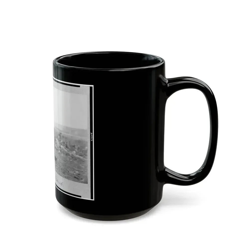 Bv't Major General M.R. Patrick, Full-Length Portrait, On Horseback, Facing Left (U.S. Civil War) Black Coffee Mug - Go Mug Yourself