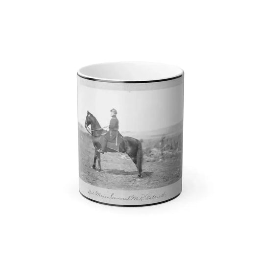 Bv't Major General M.R. Patrick, Full-Length Portrait, on Horseback, Facing Left (U.S. Civil War) Color Changing Coffee Mug 11oz Default Title 11oz - Go Mug Yourself