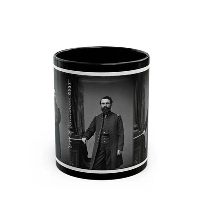 Bvt. Brig. Gen. John S. Cavender (1st Mo. Light Artillery) (U.S. Civil War) Black Coffee Mug 11oz - Go Mug Yourself