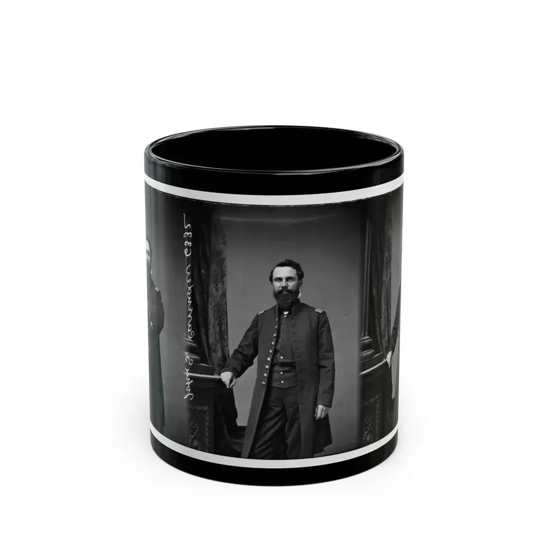 Bvt. Brig. Gen. John S. Cavender (1st Mo. Light Artillery) (U.S. Civil War) Black Coffee Mug 11oz - Go Mug Yourself
