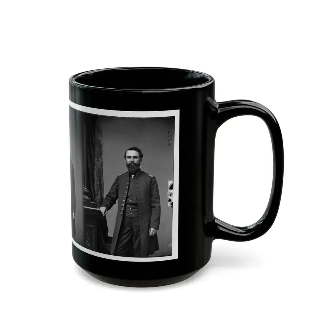 Bvt. Brig. Gen. John S. Cavender (1st Mo. Light Artillery) (U.S. Civil War) Black Coffee Mug - Go Mug Yourself