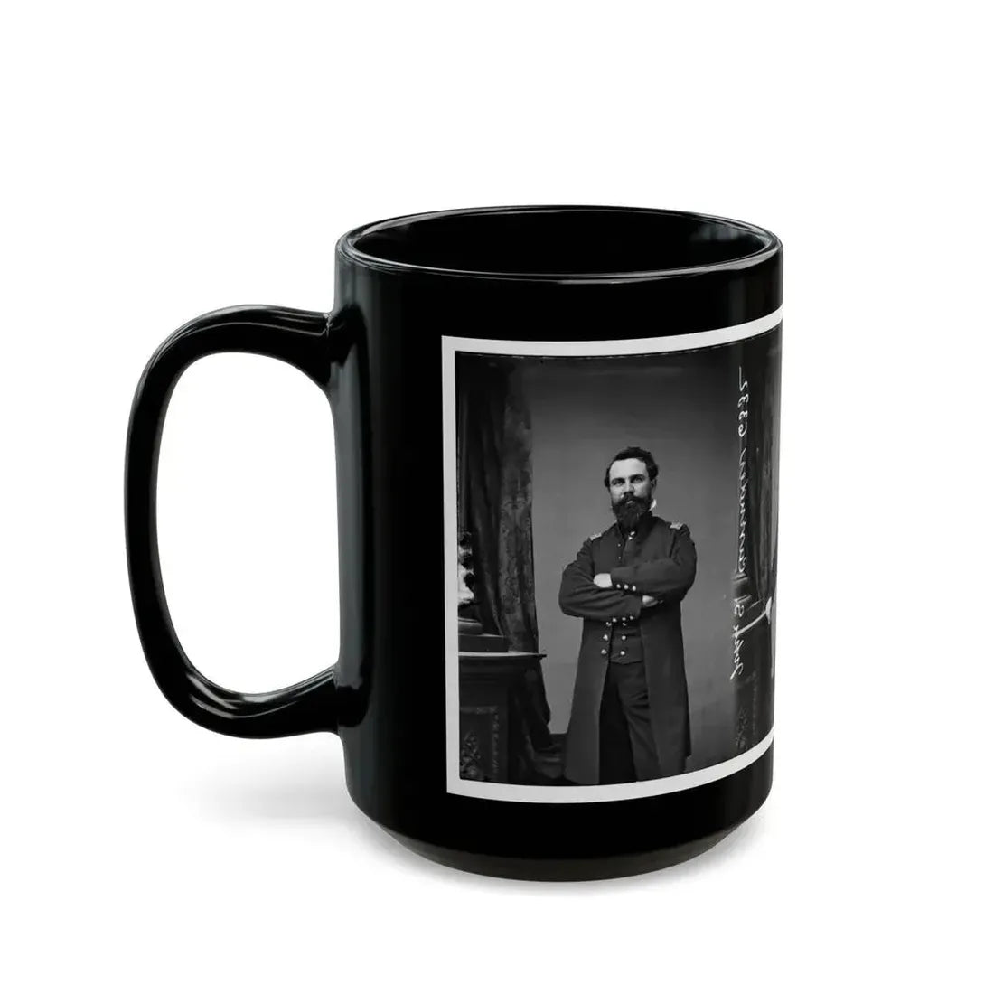 Bvt. Brig. Gen. John S. Cavender (1st Mo. Light Artillery) (U.S. Civil War) Black Coffee Mug - Go Mug Yourself