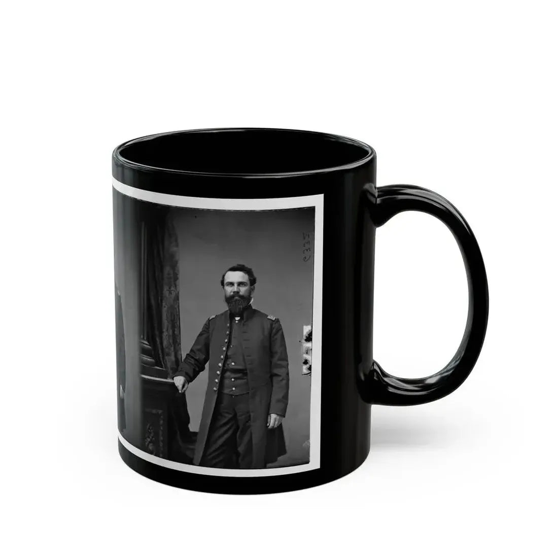 Bvt. Brig. Gen. John S. Cavender (1st Mo. Light Artillery) (U.S. Civil War) Black Coffee Mug - Go Mug Yourself