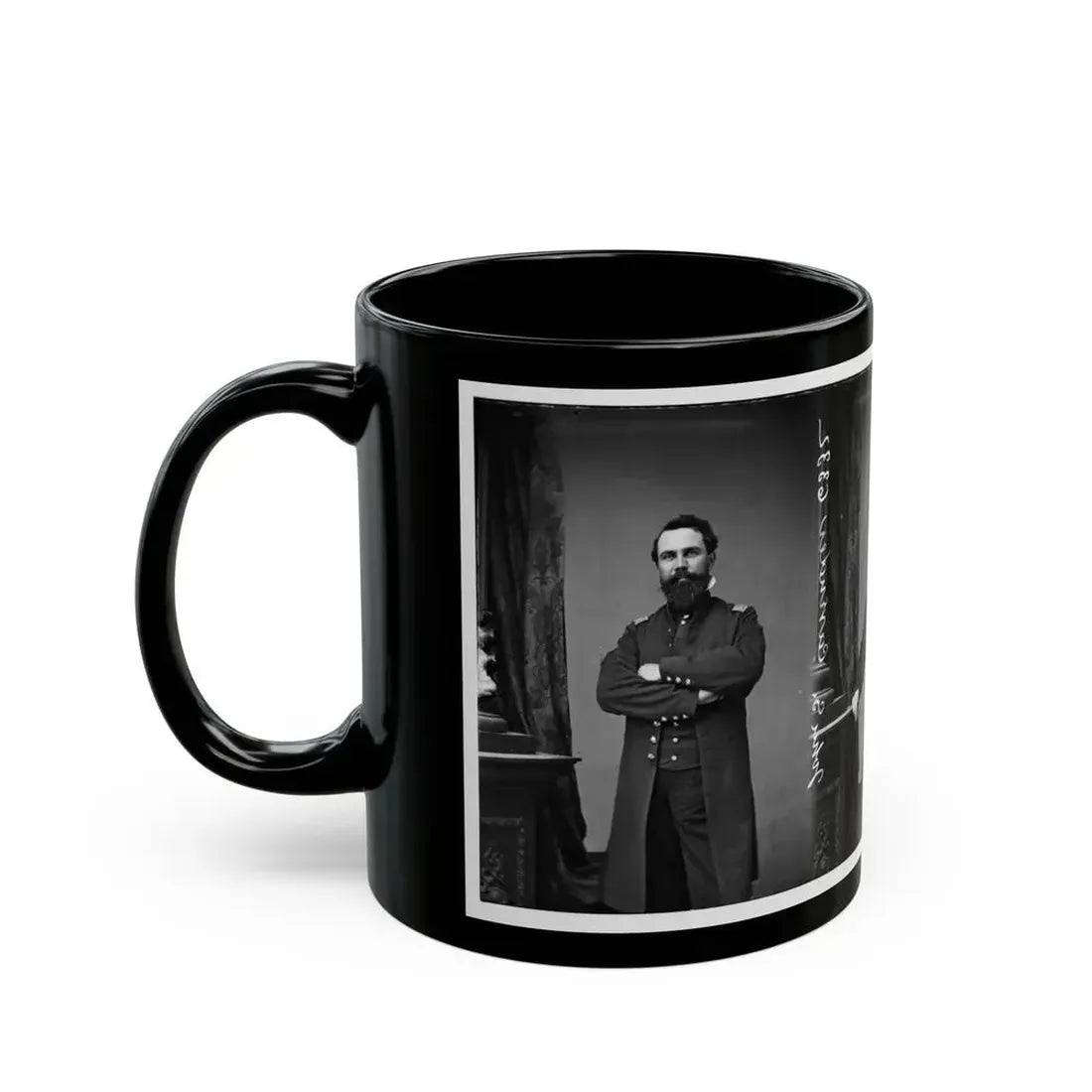 Bvt. Brig. Gen. John S. Cavender (1st Mo. Light Artillery) (U.S. Civil War) Black Coffee Mug - Go Mug Yourself
