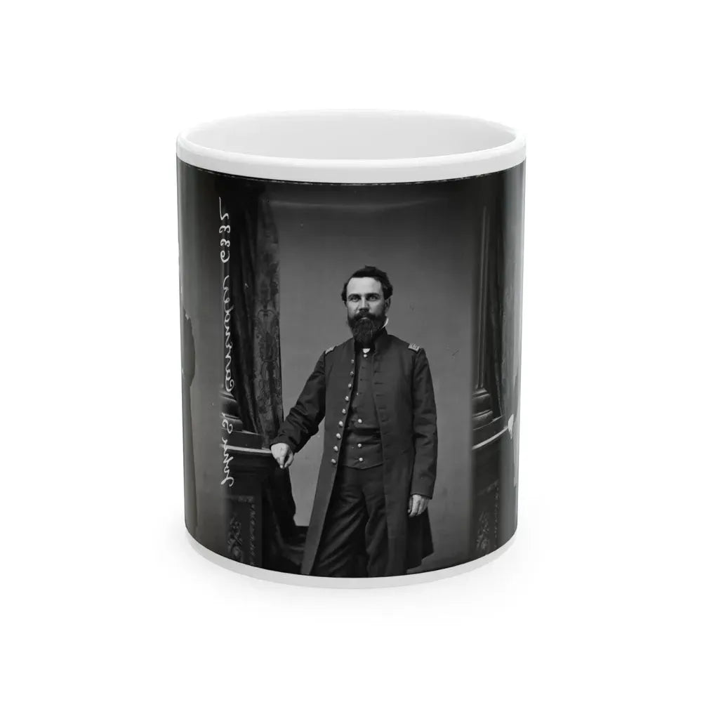 Bvt. Brig. Gen. John S. Cavender (1st Mo. Light Artillery) (U.S. Civil War) White Coffee Mug 11oz - Go Mug Yourself