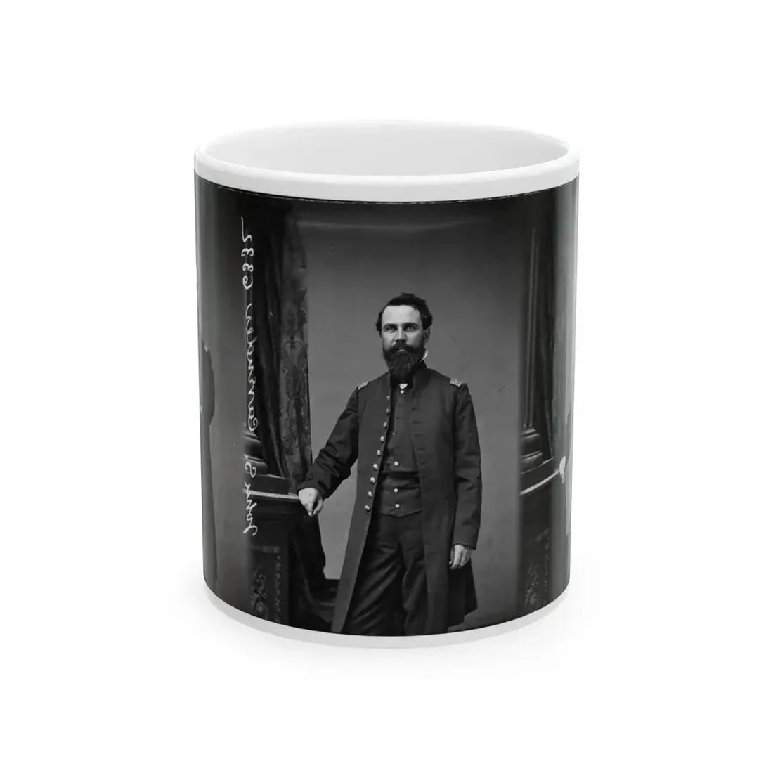 Bvt. Brig. Gen. John S. Cavender (1st Mo. Light Artillery) (U.S. Civil War) White Coffee Mug 11oz - Go Mug Yourself