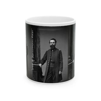 Bvt. Brig. Gen. John S. Cavender (1st Mo. Light Artillery) (U.S. Civil War) White Coffee Mug 11oz - Go Mug Yourself