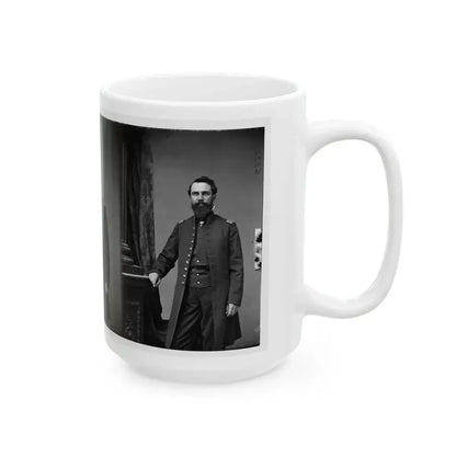 Bvt. Brig. Gen. John S. Cavender (1st Mo. Light Artillery) (U.S. Civil War) White Coffee Mug - Go Mug Yourself