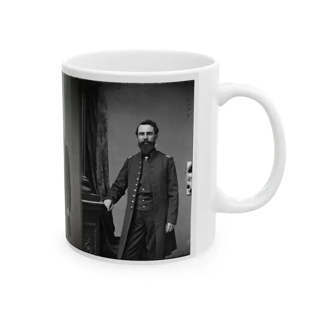 Bvt. Brig. Gen. John S. Cavender (1st Mo. Light Artillery) (U.S. Civil War) White Coffee Mug - Go Mug Yourself