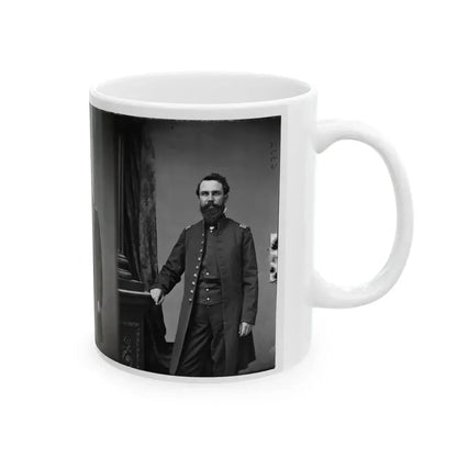 Bvt. Brig. Gen. John S. Cavender (1st Mo. Light Artillery) (U.S. Civil War) White Coffee Mug - Go Mug Yourself