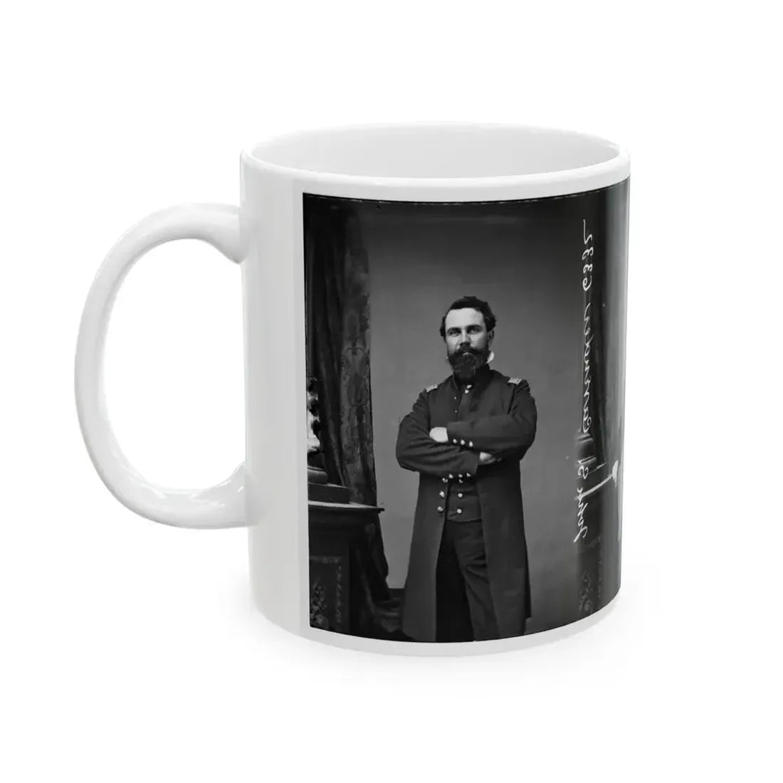 Bvt. Brig. Gen. John S. Cavender (1st Mo. Light Artillery) (U.S. Civil War) White Coffee Mug - Go Mug Yourself