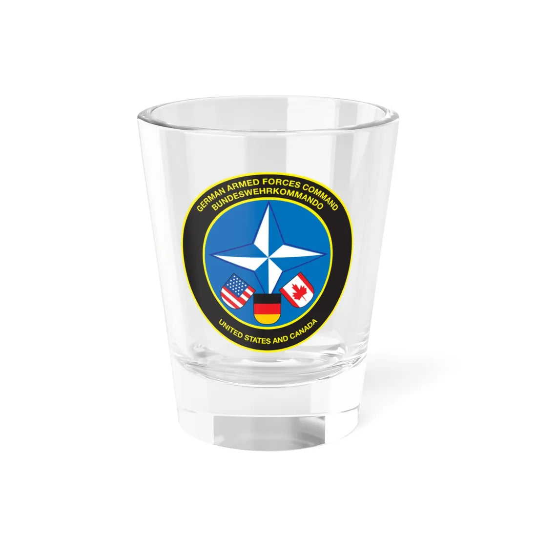 BwKdo US CA (Germany) (Coat of Arms) Shot Glass 1.5oz 1.5oz - Go Mug Yourself