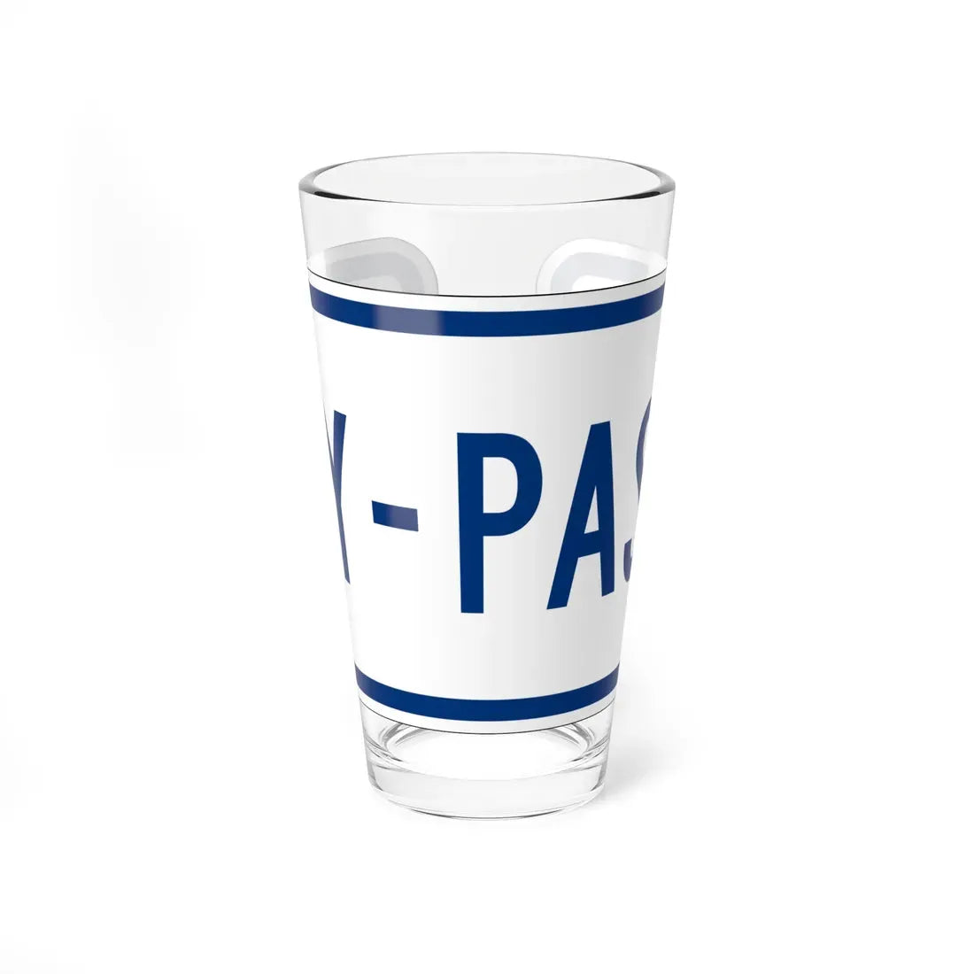 By-pass plate South Carolina (South Carolina) (Road Sign) Pint Glass 16oz 16oz - Go Mug Yourself