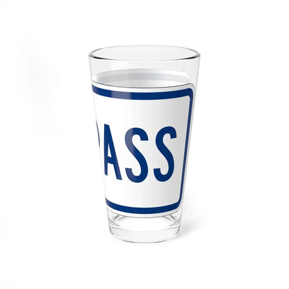 By-pass plate South Carolina (South Carolina) (Road Sign) Pint Glass 16oz - Go Mug Yourself