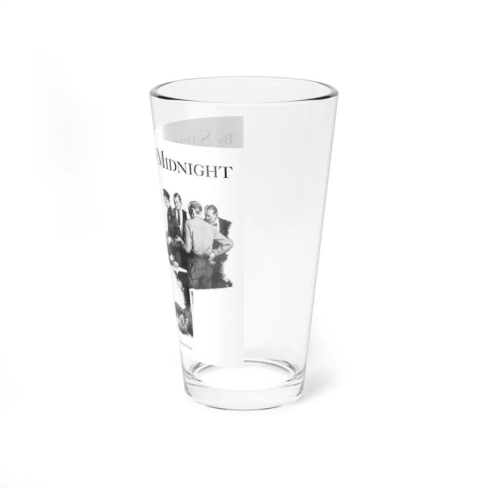 By Satan Out of Midnight, Real Detective, November 1932 (Magazine Illustration) Pint Glass 16oz-Go Mug Yourself