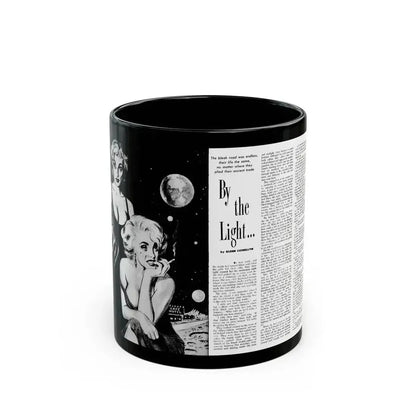 By the Light, Adam magazine, October 1958 - Black Coffee Mug 11oz - Go Mug Yourself