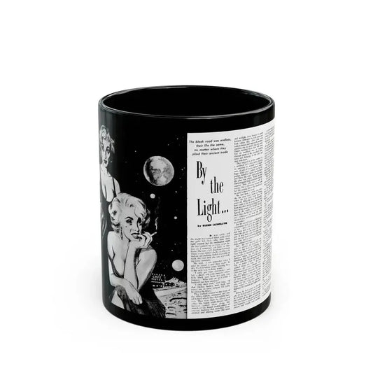 By the Light, Adam magazine, October 1958 - Black Coffee Mug 11oz - Go Mug Yourself