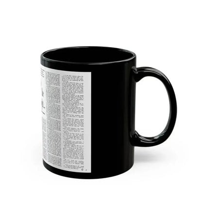 By the Light, Adam magazine, October 1958 - Black Coffee Mug - Go Mug Yourself