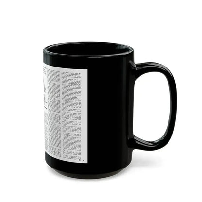 By the Light, Adam magazine, October 1958 - Black Coffee Mug - Go Mug Yourself