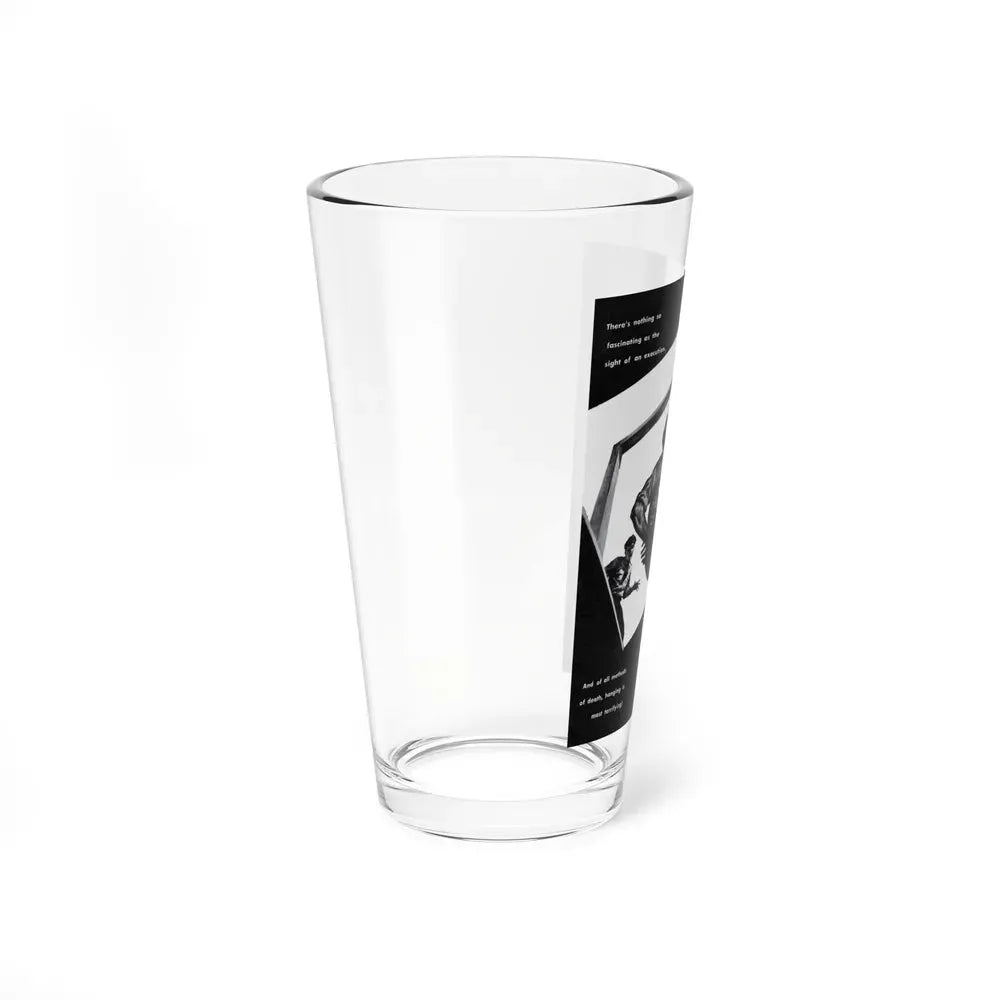 By The Neck Until Dead (1), Man's Adventure, December 1958 (Magazine Illustration) Pint Glass 16oz - Go Mug Yourself