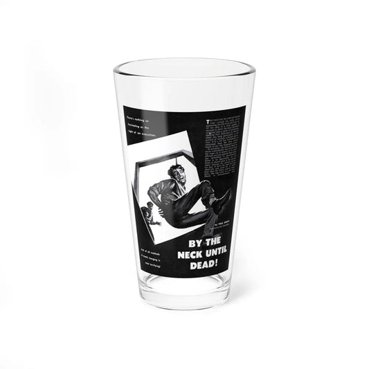 By The Neck Until Dead (1), Man's Adventure, December 1958 (Magazine Illustration) Pint Glass 16oz-16oz-Go Mug Yourself