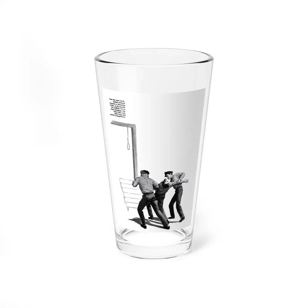 By The Neck Until Dead (2), Man's Adventure, December 1958 (Magazine Illustration) Pint Glass 16oz 16oz - Go Mug Yourself