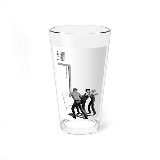 By The Neck Until Dead (2), Man's Adventure, December 1958 (Magazine Illustration) Pint Glass 16oz 16oz - Go Mug Yourself