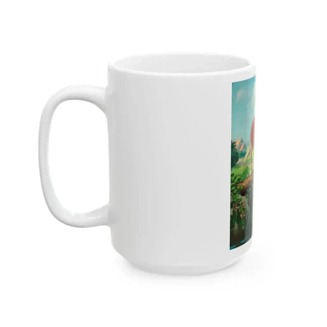 By the Seat of His Pants - White Coffee Mug - Go Mug Yourself