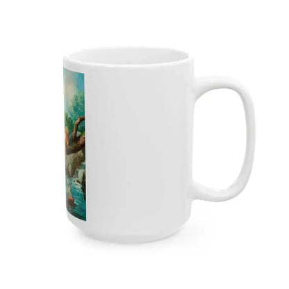 By the Seat of His Pants - White Coffee Mug - Go Mug Yourself