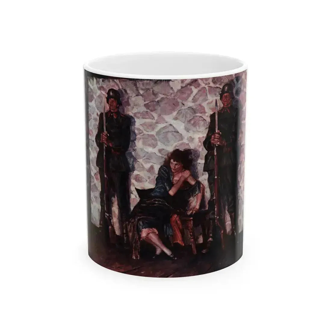 By Way of the Torch, The American Magazine, January 1942 - White Coffee Mug 11oz - Go Mug Yourself