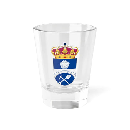 Byggnads- och reparationsberedskapen vapen (Sweden) (Coat of Arms) Shot Glass 1.5oz 1.5oz - Go Mug Yourself