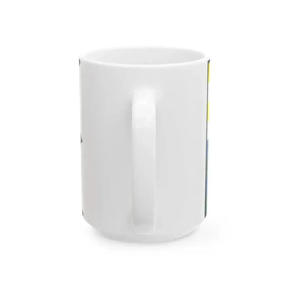 Bysta Trebisov Flag (Slovakia) White Coffee Mug - Go Mug Yourself
