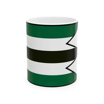 Bzany Stropkov Flag (Slovakia) White Coffee Mug 11oz - Go Mug Yourself