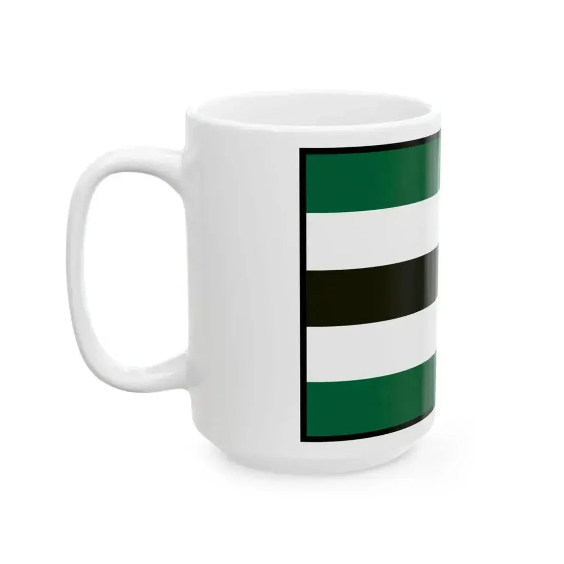 Bzany Stropkov Flag (Slovakia) White Coffee Mug - Go Mug Yourself