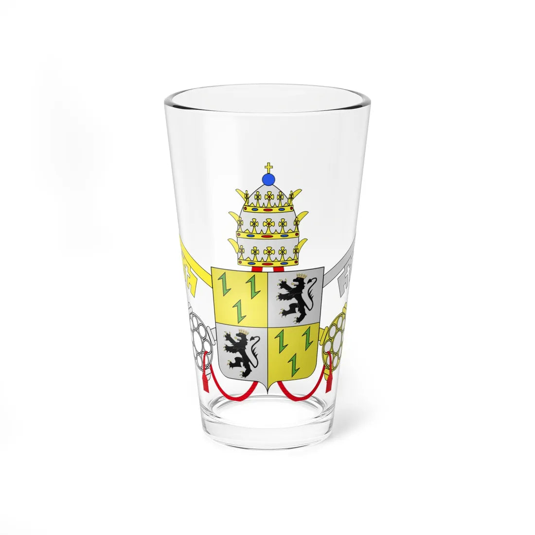 C o a Adriano VI (Italy) (Coat of Arms) Pint Glass 16oz 16oz - Go Mug Yourself