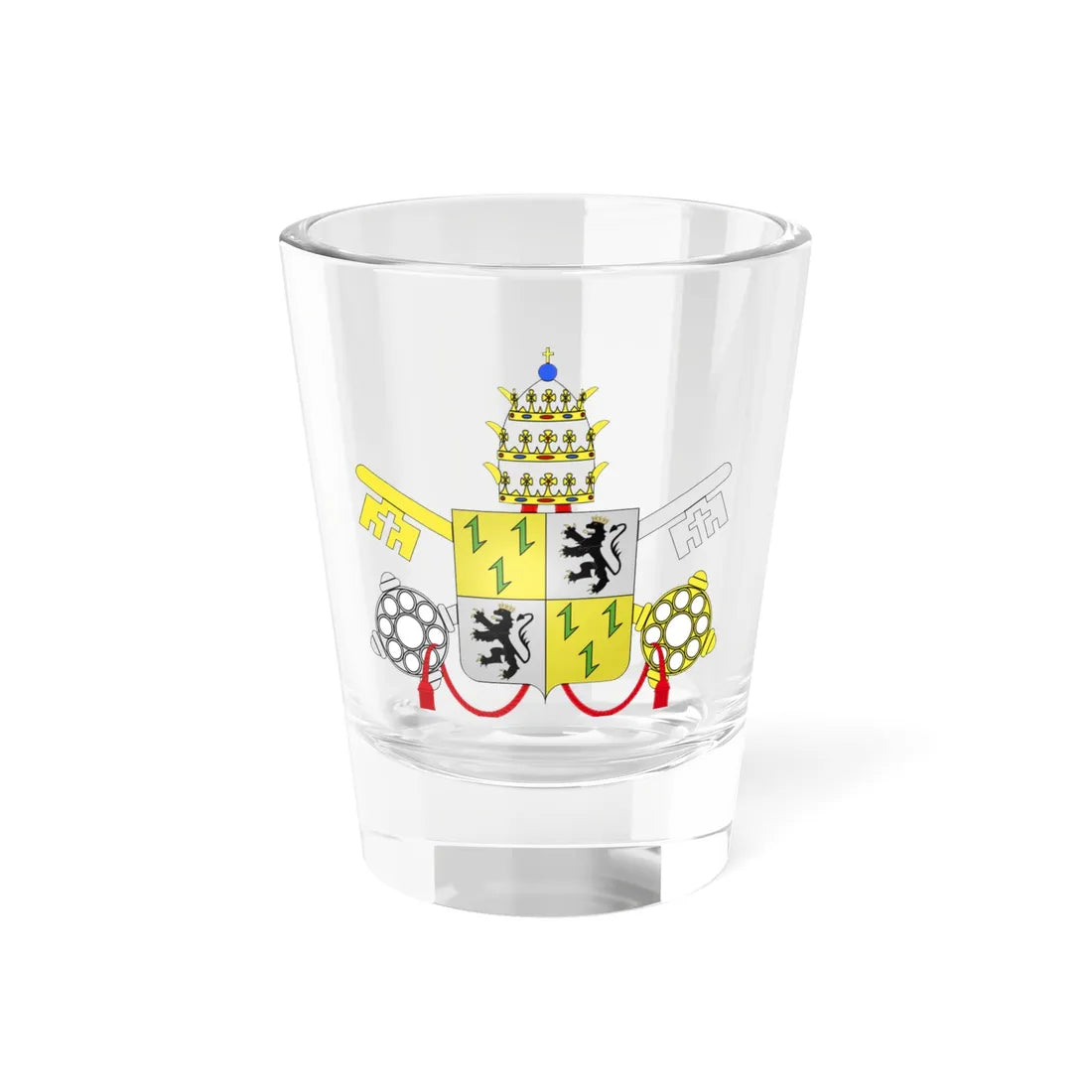 C o a Adriano VI (Italy) (Coat of Arms) Shot Glass 1.5oz 1.5oz - Go Mug Yourself