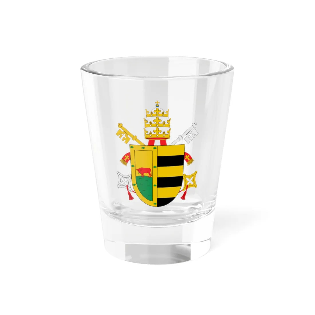 C o a Alexander VI (Italy) (Coat of Arms) Shot Glass 1.5oz 1.5oz - Go Mug Yourself