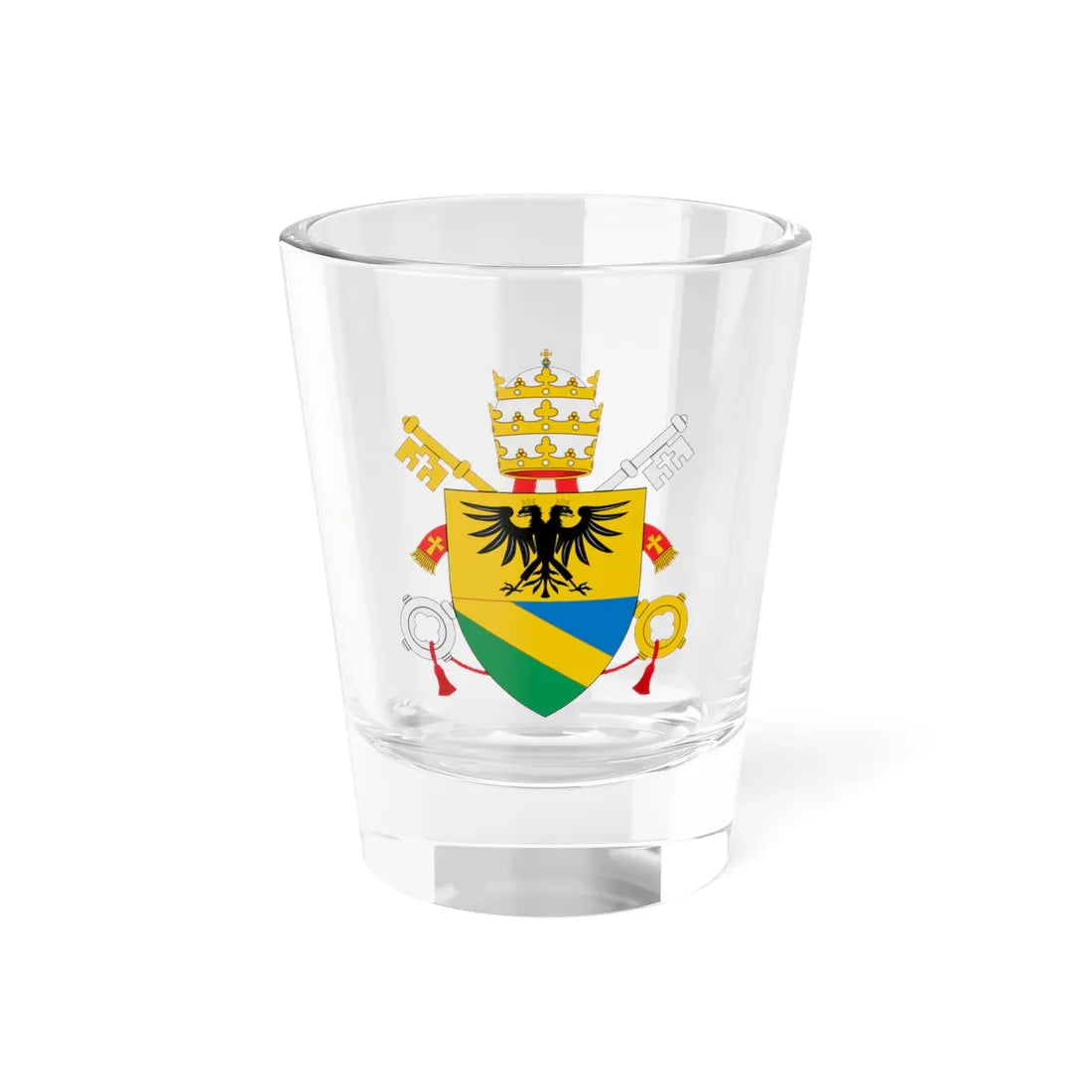 C o a Alexander VIII (Spain) (Coat of Arms) Shot Glass 1.5oz 1.5oz - Go Mug Yourself