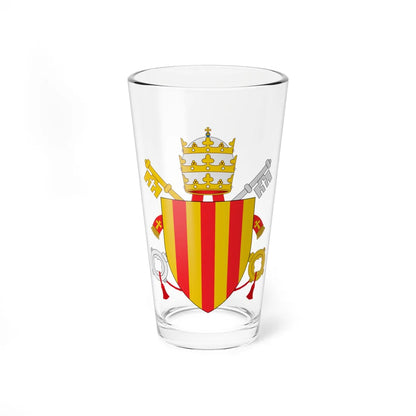 C o a Benedictus XIV (Spain) (Coat of Arms) Pint Glass 16oz 16oz - Go Mug Yourself