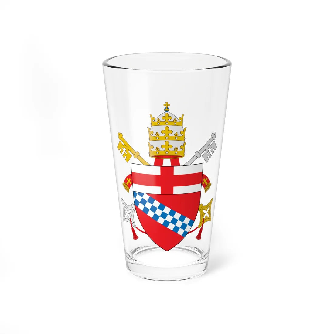 C o a Inocentius VIII (Spain) (Coat of Arms) Pint Glass 16oz 16oz - Go Mug Yourself