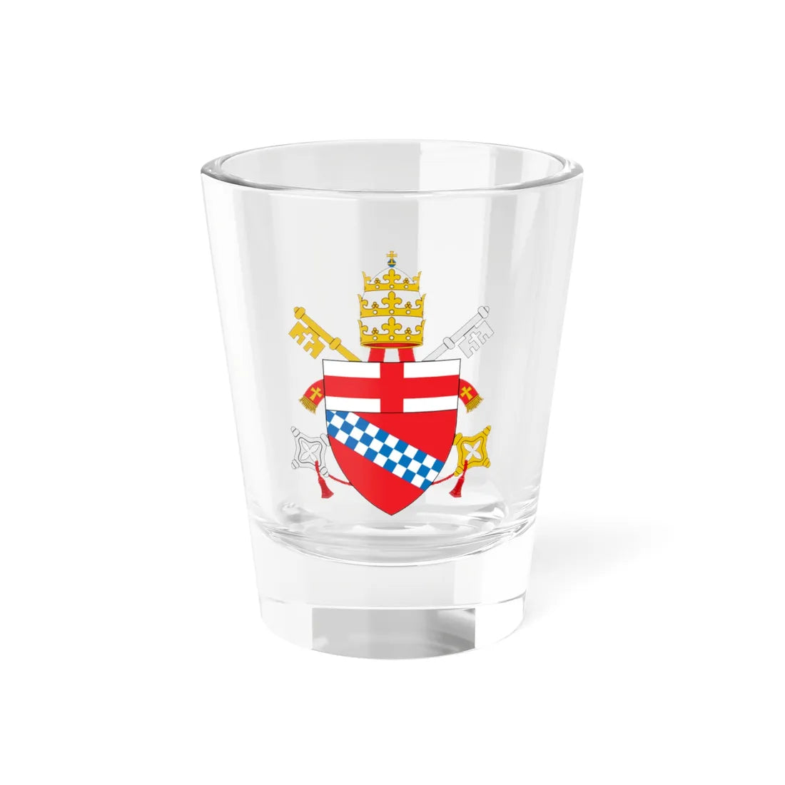 C o a Inocentius VIII (Spain) (Coat of Arms) Shot Glass 1.5oz 1.5oz - Go Mug Yourself