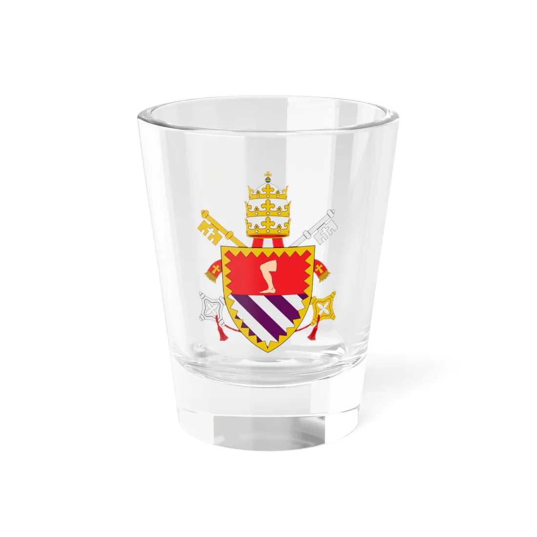 C o a Johannes XXIII antipapa (Spain) (Coat of Arms) Shot Glass 1.5oz 1.5oz - Go Mug Yourself