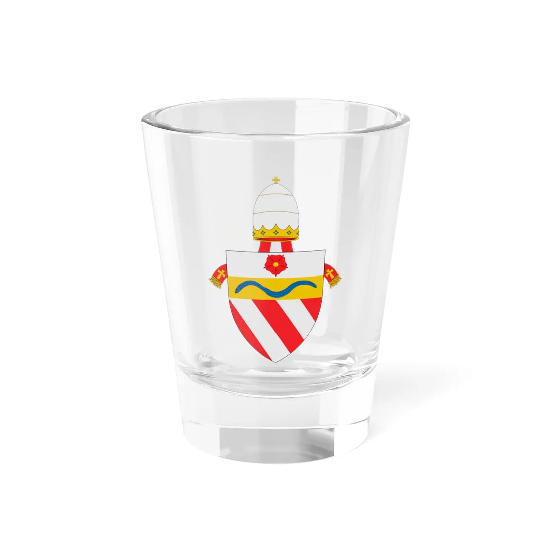 C o a Nicolaus III (Spain) (Coat of Arms) Shot Glass 1.5oz 1.5oz - Go Mug Yourself